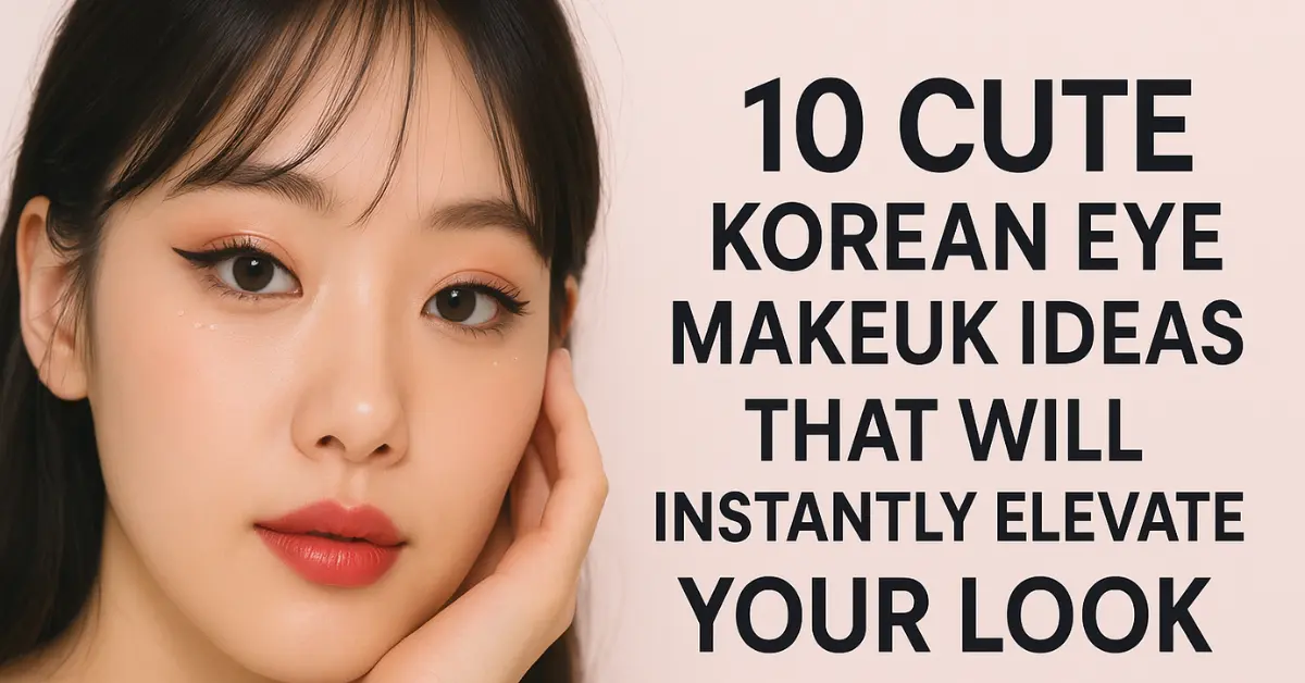 10 Cute Korean Eye Makeup Ideas That Will Instantly Elevate Your Look